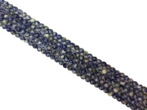African Sodalite Faceted Rounds 10Mm