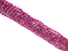 Matte Pink Tourmalne Cube 5X8-8X10Mm