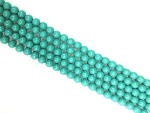 Shell Pearl Blue Round Beads 12Mm