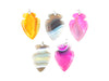 Color Agate Pendant 38X55Mm