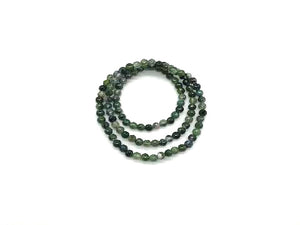 Moss Agate Round Beads 108 Pcs 6Mm