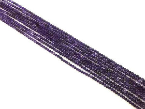 Color Jade Purple Round Beads 2Mm