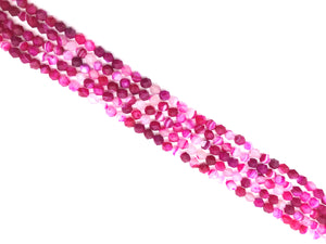 Rose Sard Onyx Matte Star Cut 10mm