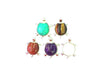 Assorted Stones Pendant 25X40Mm