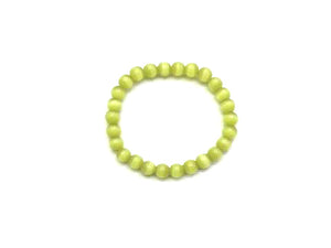 Artificial Opal Apple Green Bracelet 8Mm