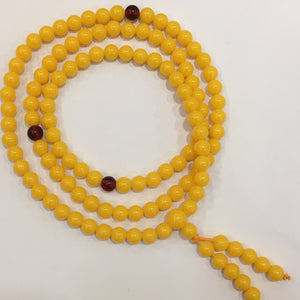 Synthetic Amber 108PCS Buddha Beads 10mm