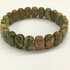 Unakite Faceted Oval 8X14mm Bracelet