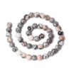 Pink Zebra Jasper Round Beads 10mm