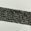 Black Labradorite Faceted Puff Coin 6mm