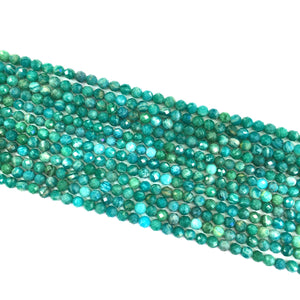 Russian amazonite Faceted Beads 5mm
