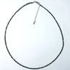 Bloodstone Super Precision Cut Rounds 2mm Necklace