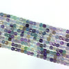 Fluorite Super Precision Cut Cube 4x4mm
