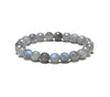 Labradorite 8mm Faceted Beads Bracelet