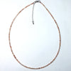 Golden sunstone Super Precision Cut Rounds 2mm Necklace