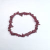 Red Tourmaline Chips 5X8mm Bracelet