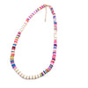Multi Color Polymer Clay Necklace