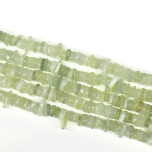 New Jade Irregular Thin Slice Shape 10-14mm