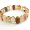 Multi Quartz Rutilated Faceted Oval 8X14mm Bracelet