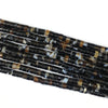 Black Banded Agate Heishi 3X6mm