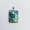 Abalone Rectangle Shape Pendant 30X40mm