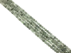 Green Quartz Rutilated Rounds Beads 8Mm