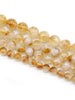Cloudy Citrine Round Beads 8mm