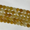 Old Yellow Jade Puff Coin 14mm