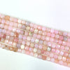 Pink Opal Super Precision Cut Cube 4x4mm