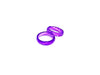 Color Agate Purple Ring Faceted 5Mm