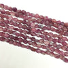 Red Tourmaline nugget 6X8mm