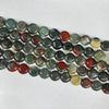 African Bloodstone Puff Coin 14mm