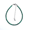 Malachite Super Precision Cut Roundel 2X3mm bracelet