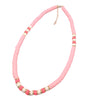Pink Color Polymer Clay Necklace
