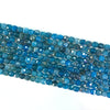 Apatite Super Precision Cut Cube 4x4mm