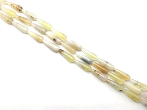 Color Agate Yellow Gray Teardrop 10X30Mm