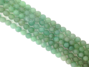Matte Aventurine Green Round Beads 6Mm