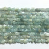Aquamarine Raw Nugget 6X8-8X10mm
