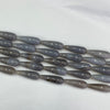 Gray Agate Teardrop 10X30mm