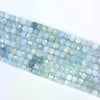 Aquamarine Super Precision Cut Cube 4x4mm