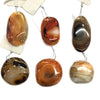 Colored Agate Freeform Pendant 20X30-30X40mm