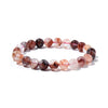 Red Crystal Round Beads Bracelet 8mm