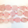 Rose Quartz Raw Material Nugget 20*25-25*35mm