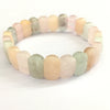 Morganite Faceted Oval 8X14mm Bracelet