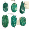 Russian Amazonite Freeform Pendant 20X30-30X40mm