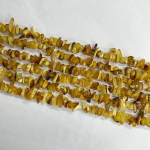 Baltic Amber 16 Inch Chips 5X8mm 15.5 in strand