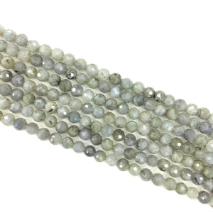 Labradorite Faceted Beads 12mm
