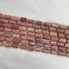Rhodonite Irregular Tube 7X12-8X14mm