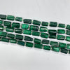 Malachite Irregular Tube 7X12-8X14mm