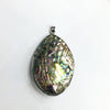 Abalone Double-sided Freeform Shape Pendant 40X58mm