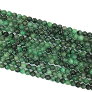 Emerald A Grade Round Beads 4mm